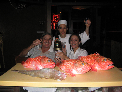 Siam River, Kevin Cory, local blackbelly rosefish, sake, Jerry